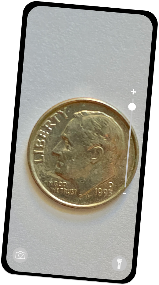 Magnifying glass iPhone app screenshot 2